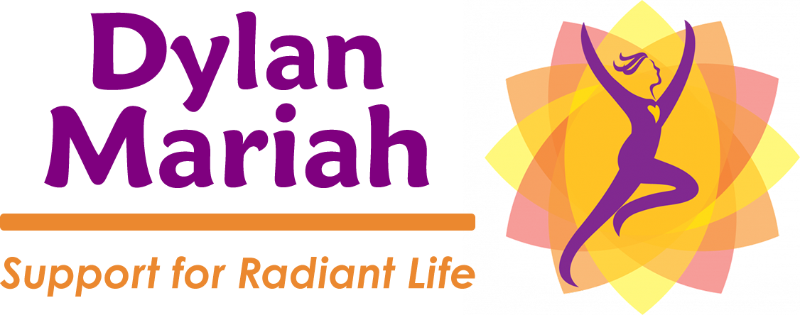 Dylan Mariah logo with text on a transparent background